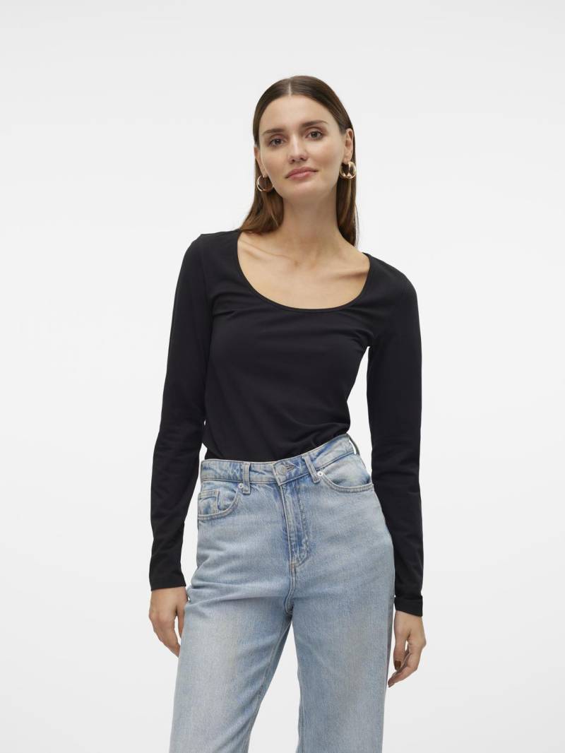 Vero Moda Langarmshirt »VMLULU LS U-NECK TOP JRS GA NOOS« von Vero Moda