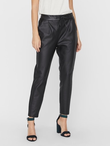 Vero Moda Lederimitathose »VMEVA MR LOOSE STRING COATED PNT« Vero Moda Lederimitathose »VMEVA MR LOOSE STRING COATED PNT« von Vero Moda
