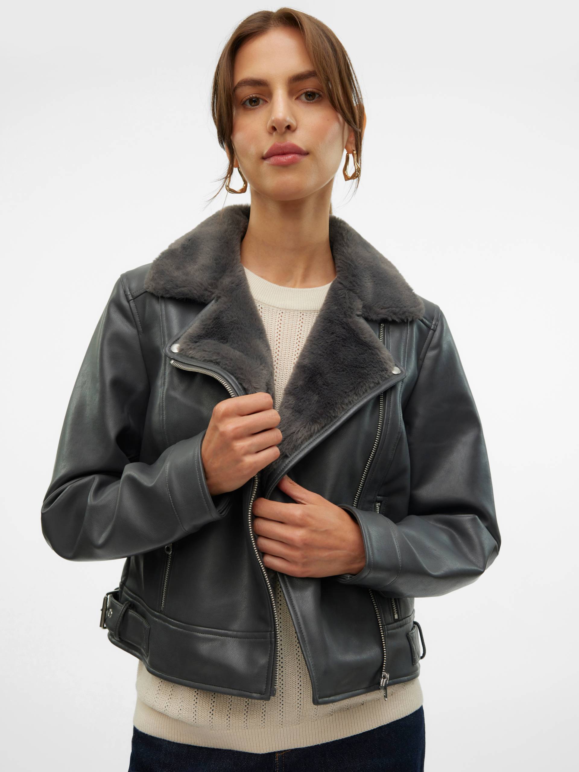 Vero Moda Lederimitatjacke »VMHAILEY SHORT COATED JACKET« von Vero Moda