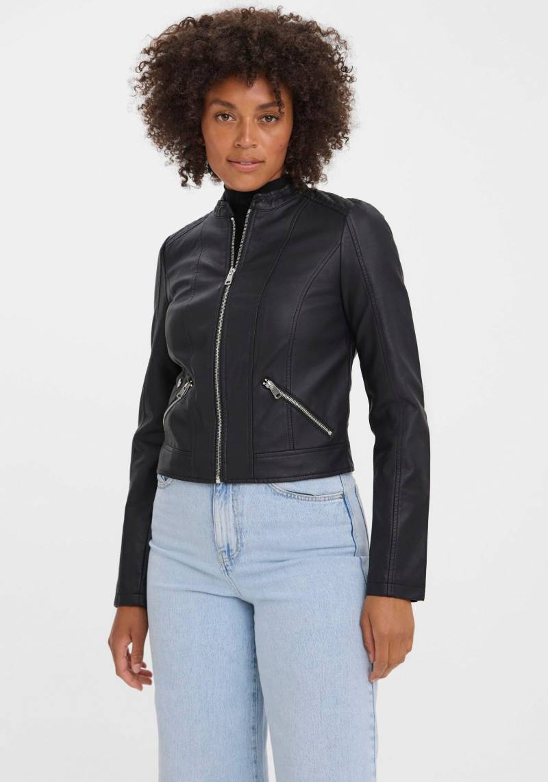 Vero Moda Lederimitatjacke »VMKHLOEFAVO 22 SHORT COATED JACKET« von Vero Moda