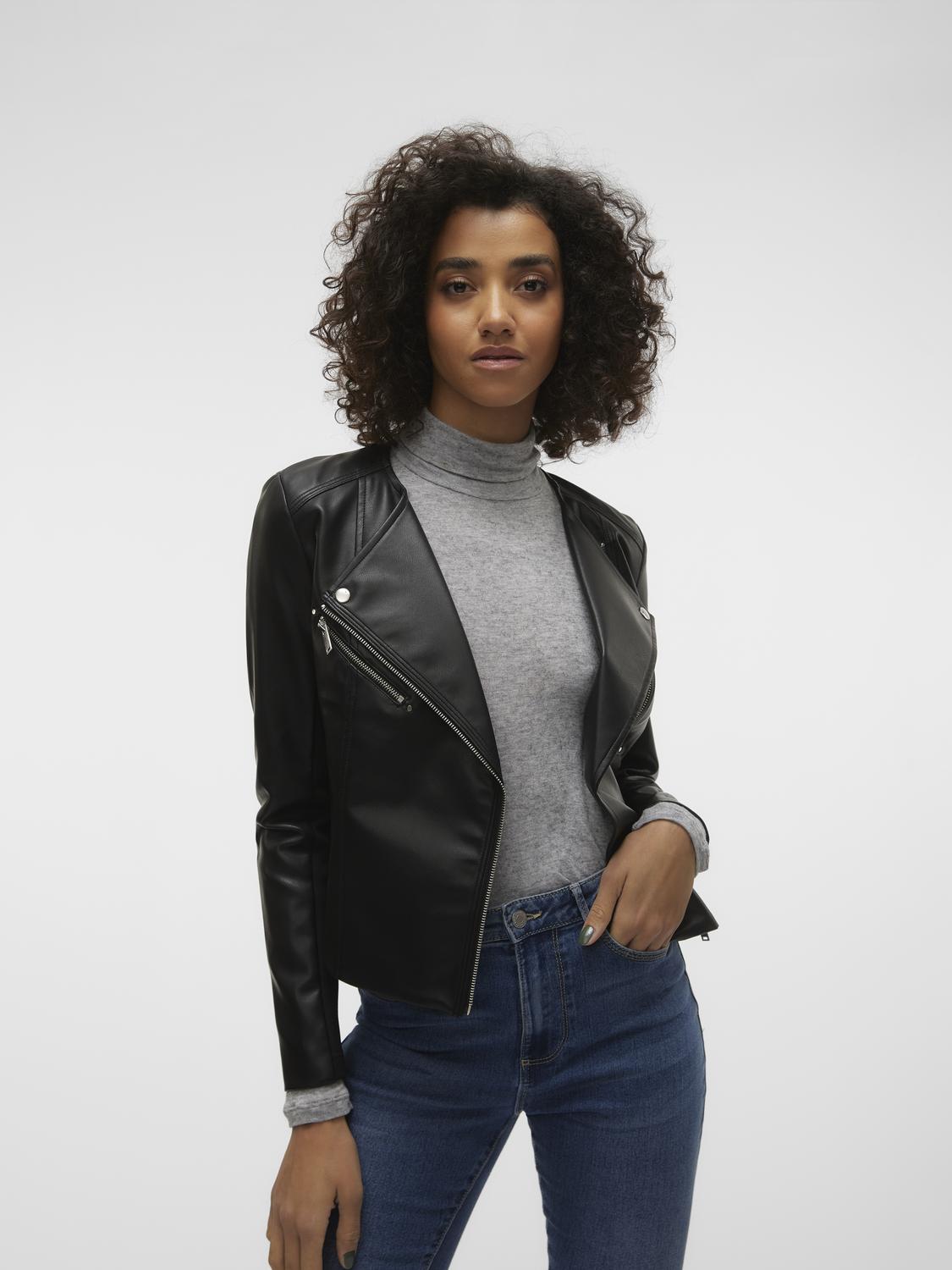 Vero Moda Lederimitatjacke »VMRILEY RIO SHORT COATED JACKET NOOS« Vero Moda Lederimitatjacke »VMRILEY RIO SHORT COATED JACKET NOOS« von Vero Moda