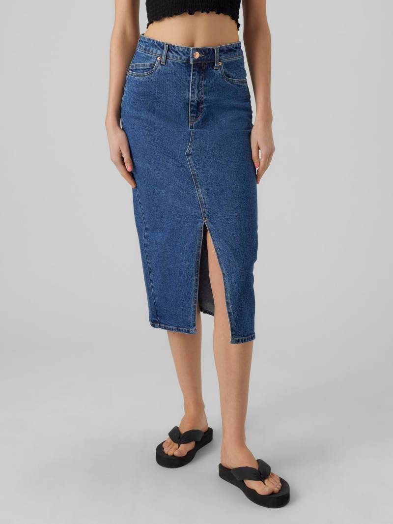 Vero Moda Maxirock »VMVERI HR CALF DENIM SKIRT GA NOOS« von Vero Moda