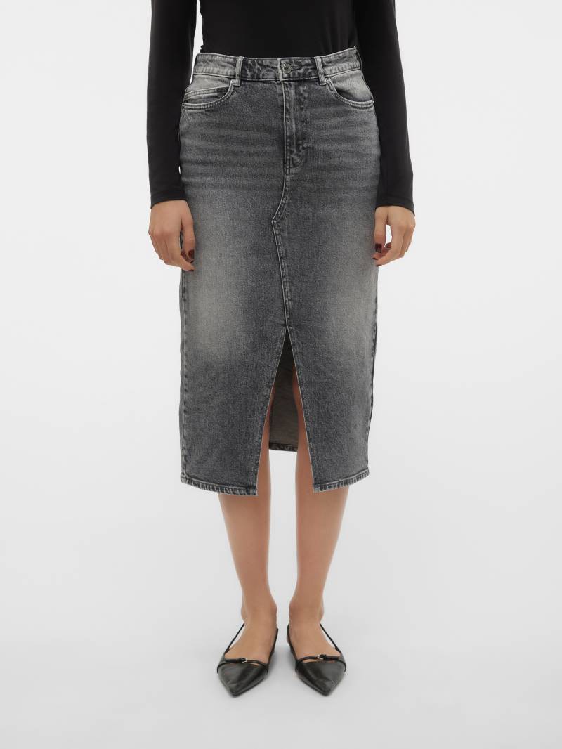 Vero Moda Maxirock »VMVERI HR CALF DENIM SKIRT GA NOOS« von Vero Moda