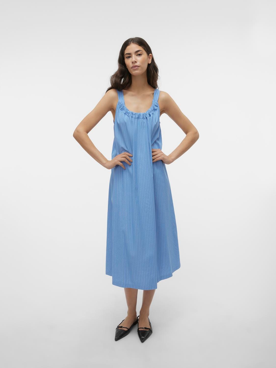 Vero Moda Midikleid »VMGILI DETAILED SINGLET DRESS WVN GA« von Vero Moda