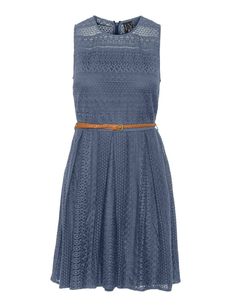 Vero Moda Minikleid »VMHONEY LACE S/L O-NECK SHORT DRESS WVN« von Vero Moda