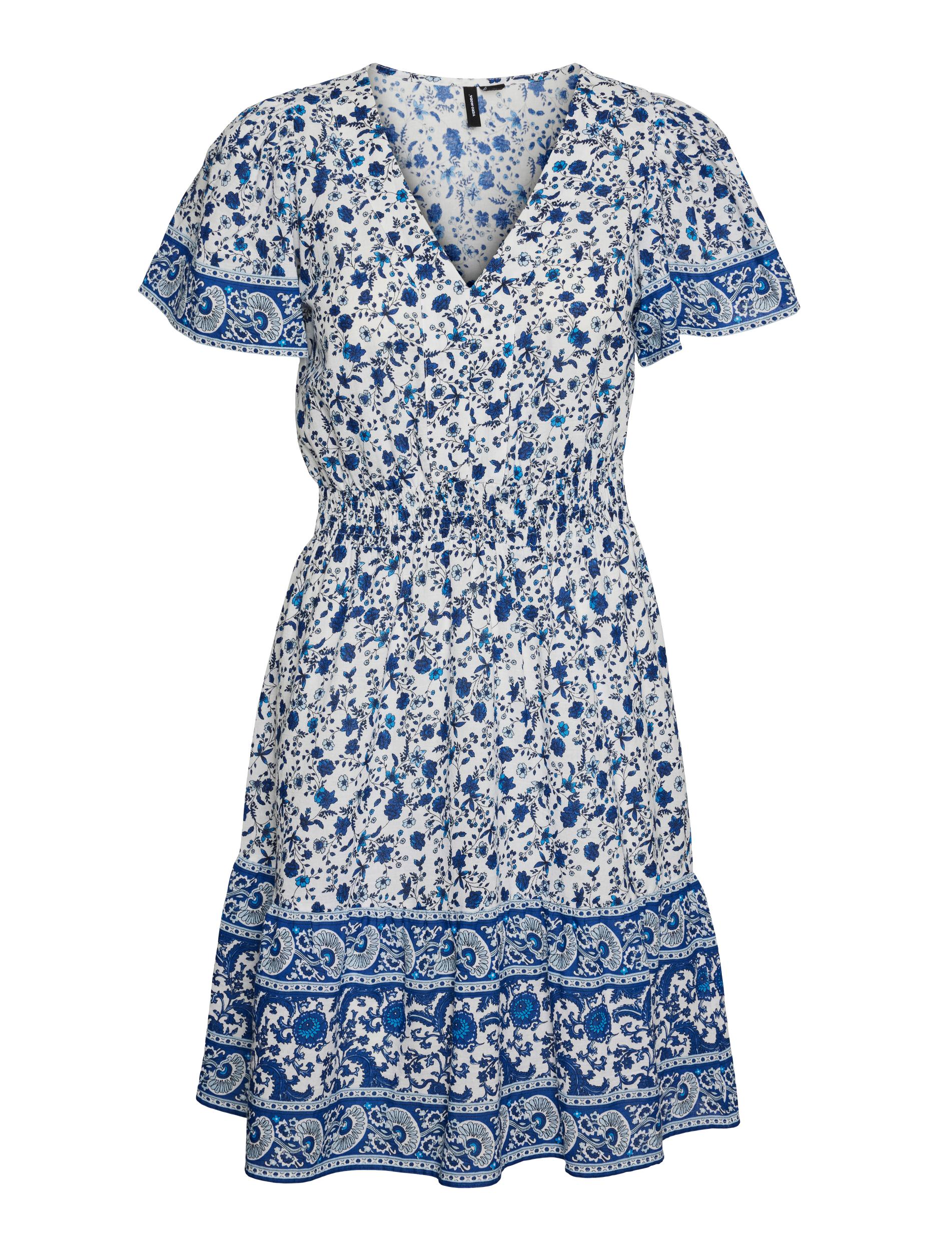 Vero Moda Minikleid »VMMILAN SS SHORT DRESS WVN GA« von Vero Moda