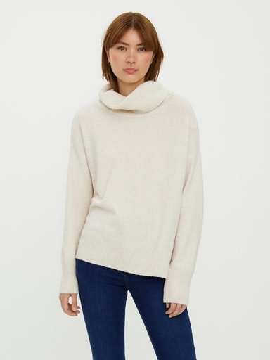 Vero Moda Rollkragenpullover »VMDOFFY LS COWLNECK BLOUSE GA NOOS« von Vero Moda