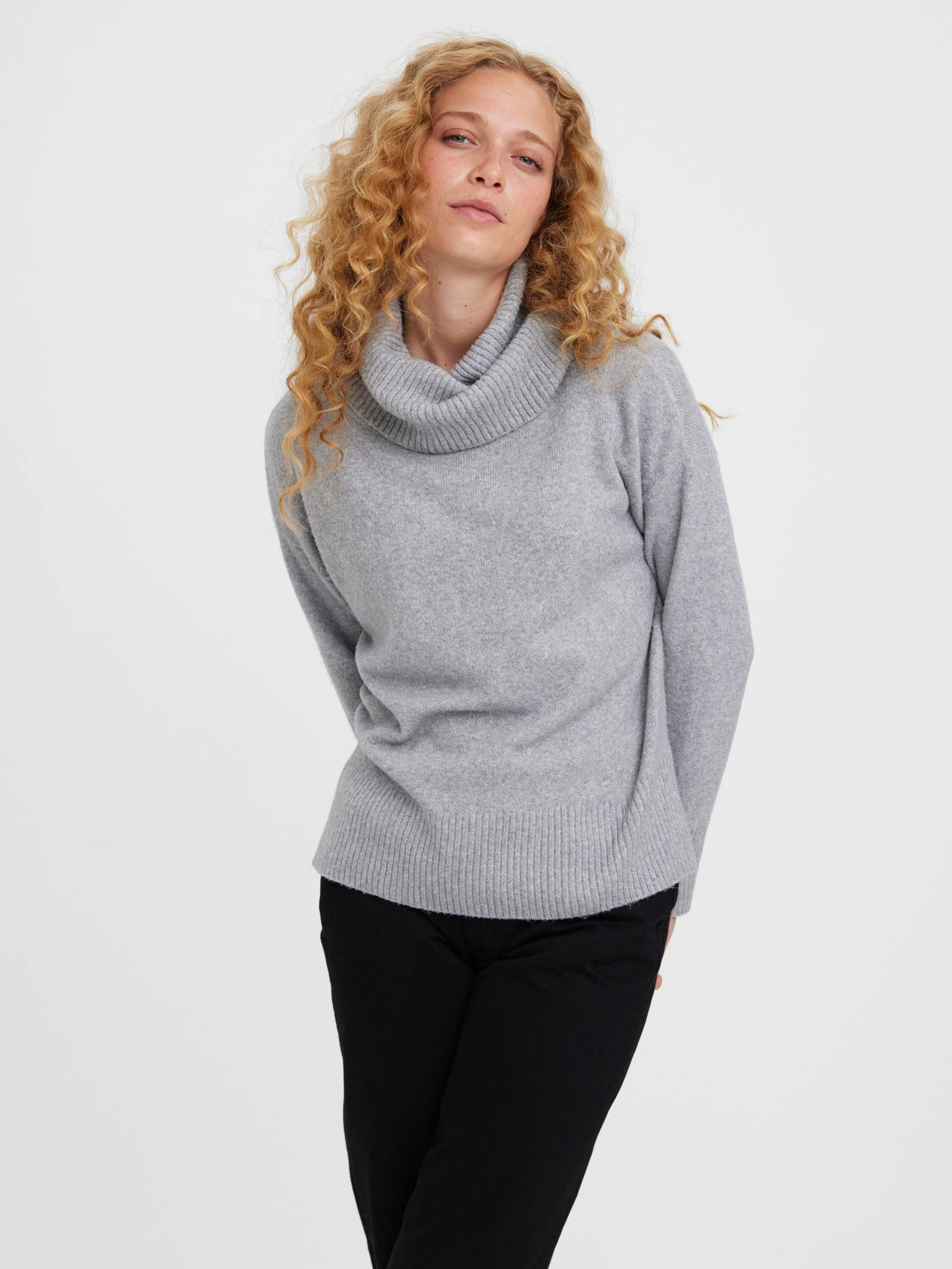 Vero Moda Rollkragenpullover »VMDOFFY LS COWLNECK BLOUSE GA NOOS« von Vero Moda