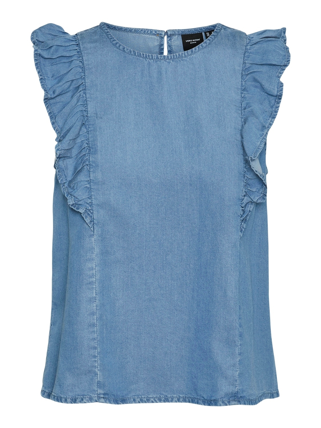 Vero Moda Rüschentop »VMBREE SL FRILL SHORT TOP GA« Vero Moda Rüschentop »VMBREE SL FRILL SHORT TOP GA« von Vero Moda