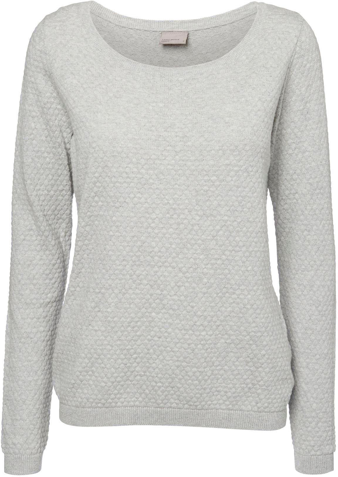 Vero Moda Rundhalspullover »VMCARE STRUCTURE LS O-NECK BLOUSE«, aus Bio-Baumwolle Vero Moda Rundhalspullover »VMCARE STRUCTURE LS O-NECK BLOUSE«, aus Bio-Baumwolle von Vero Moda