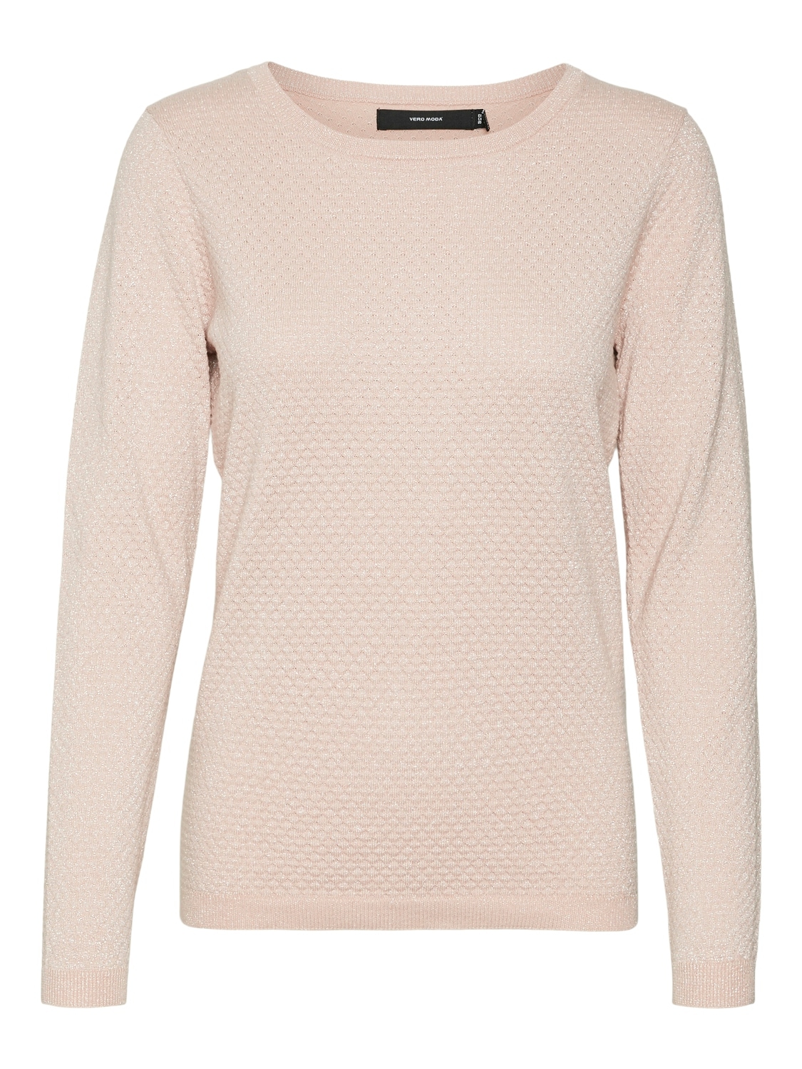 Vero Moda Rundhalspullover »VMCARE SHINE LS O-NECK PULLOVER«, mit leichtem Glitzereffekt von Vero Moda