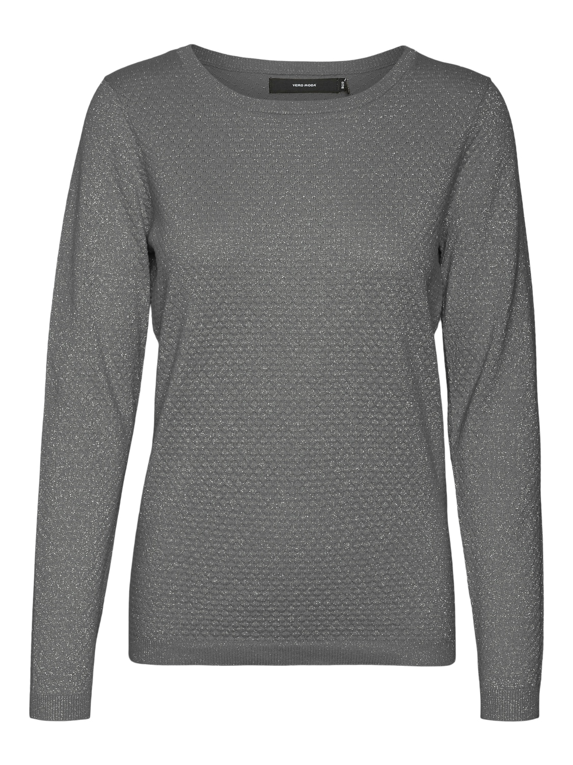 Vero Moda Rundhalspullover »VMCARE SHINE LS O-NECK PULLOVER«, mit leichtem Glitzereffekt von Vero Moda