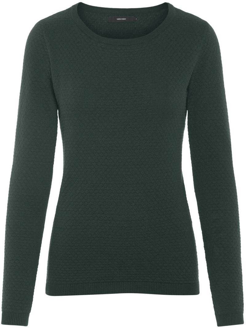 Vero Moda Rundhalspullover »VMCARE STRUCTURE LS O-NECK BLOUSE«, aus Bio-Baumwolle von Vero Moda