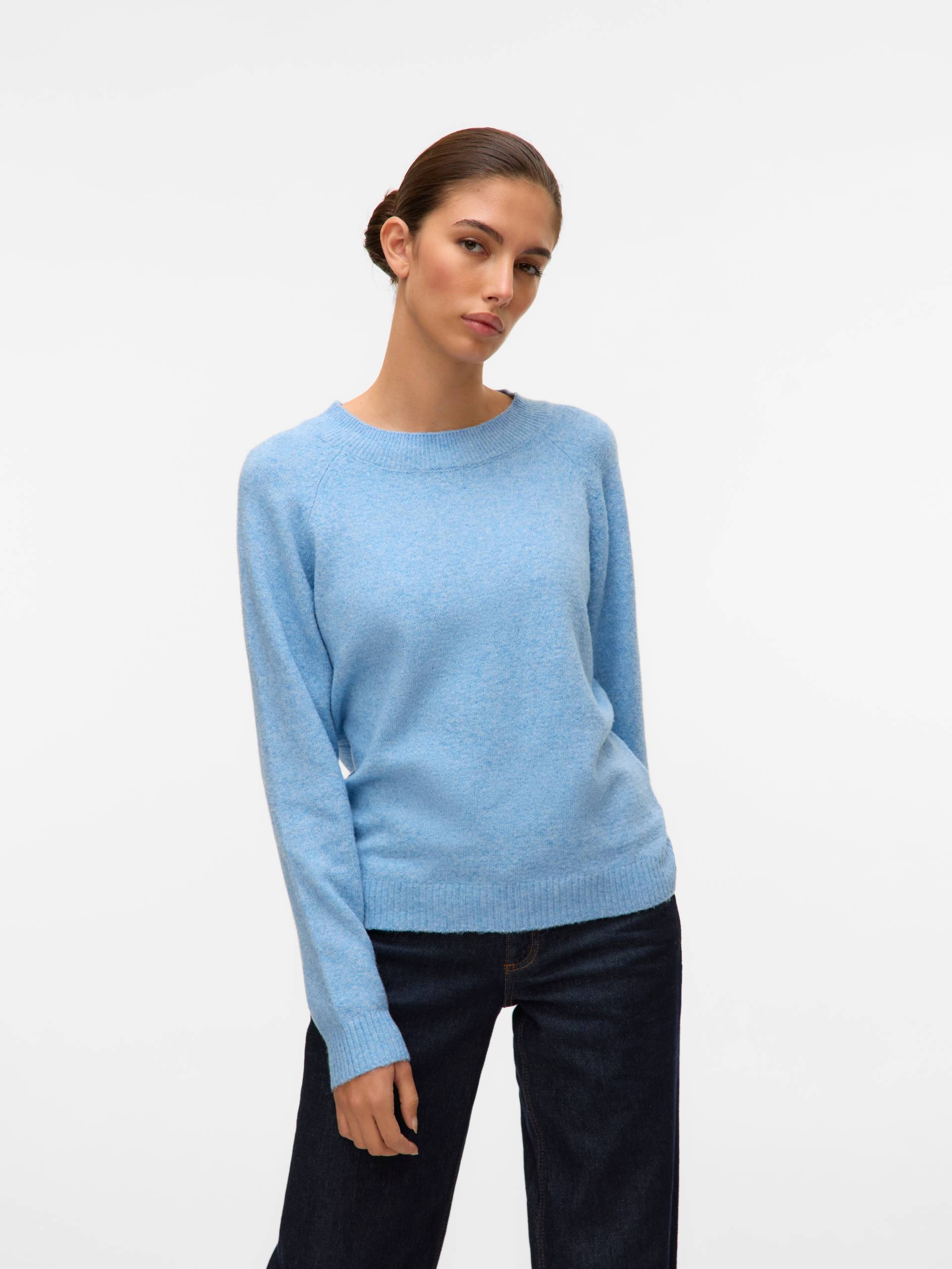 Vero Moda Rundhalspullover »VMDOFFY LS O-NECK BLOUSE GA NOOS« von Vero Moda