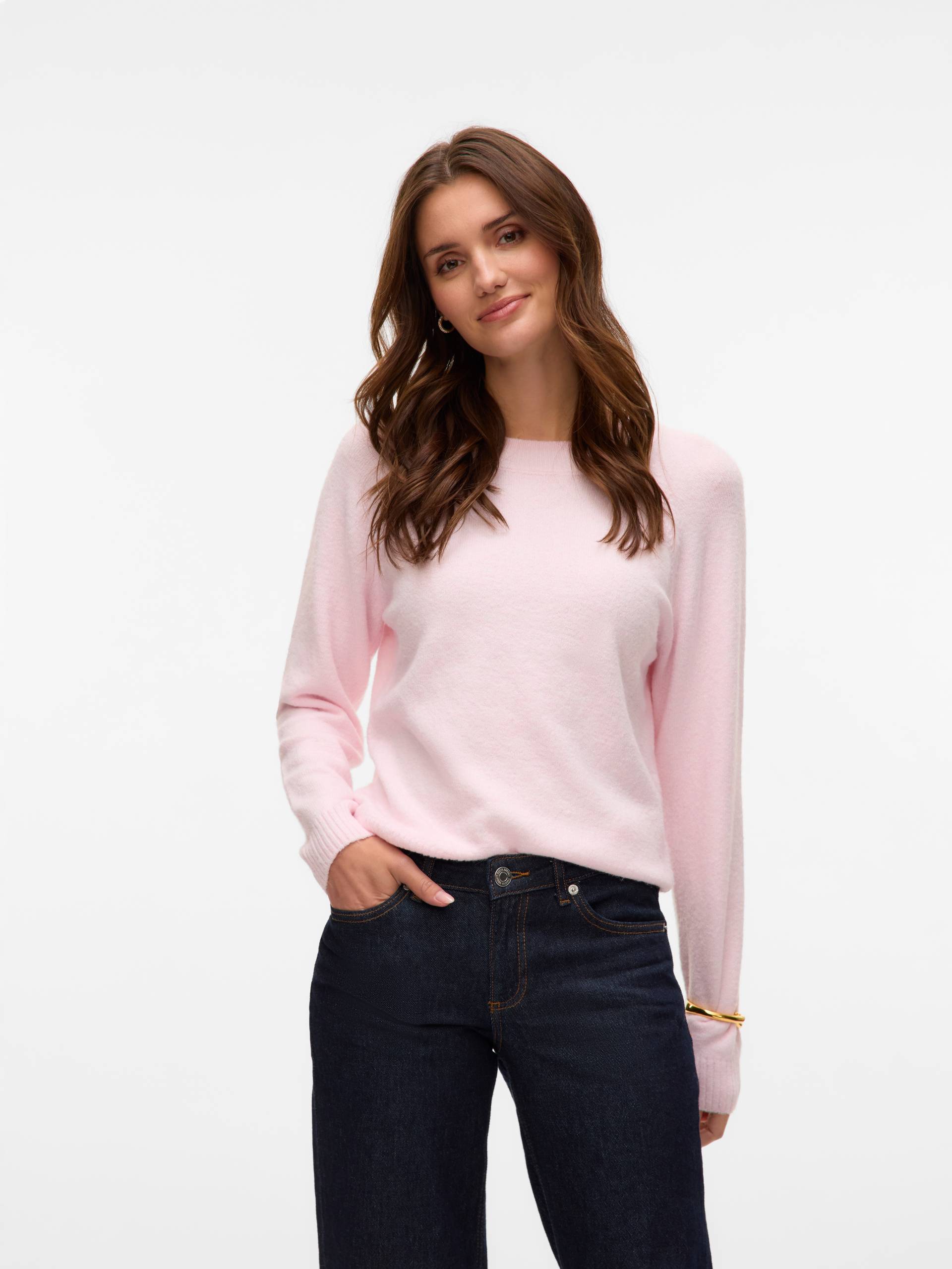 Vero Moda Rundhalspullover »VMDOFFY LS O-NECK BLOUSE GA NOOS« von Vero Moda