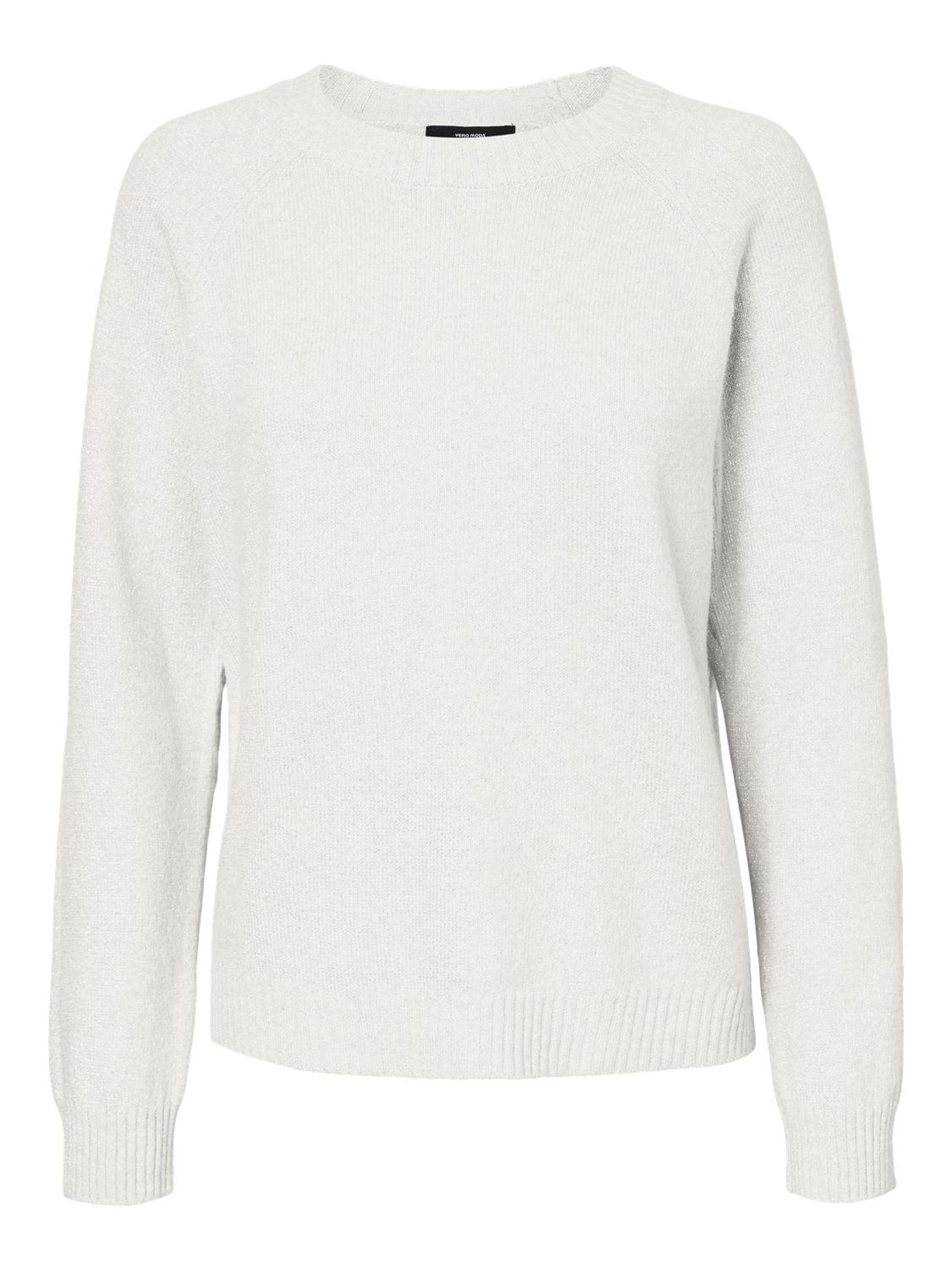 Vero Moda Rundhalspullover »VMDOFFYSHINE LS O-NECK BLOUSE REP NOOS« von Vero Moda