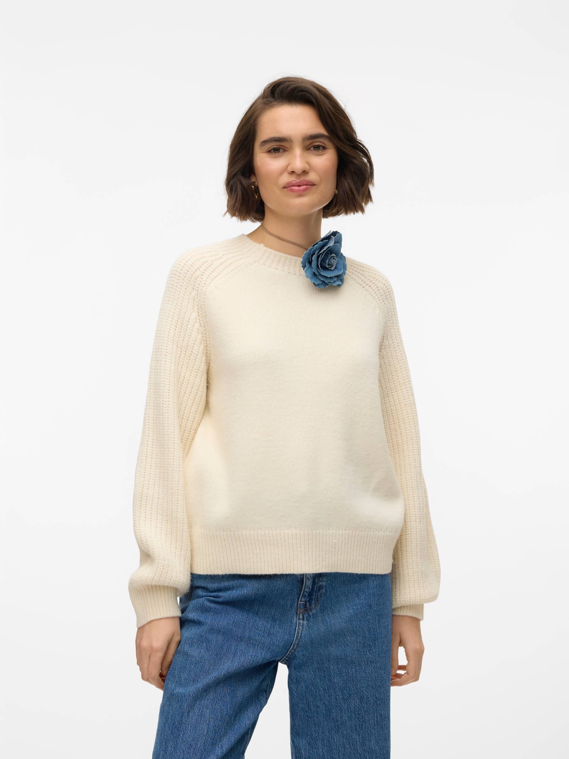 Vero Moda Rundhalspullover »VMENYA LS O-NECK PULLOVER BOO« von Vero Moda