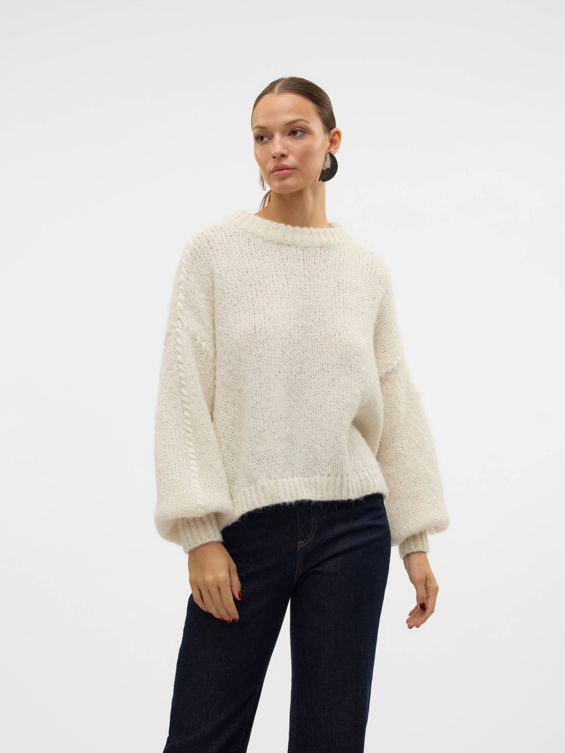 Vero Moda Rundhalspullover »VMFENG LS O-NECK PULLOVER GA BOO« von Vero Moda