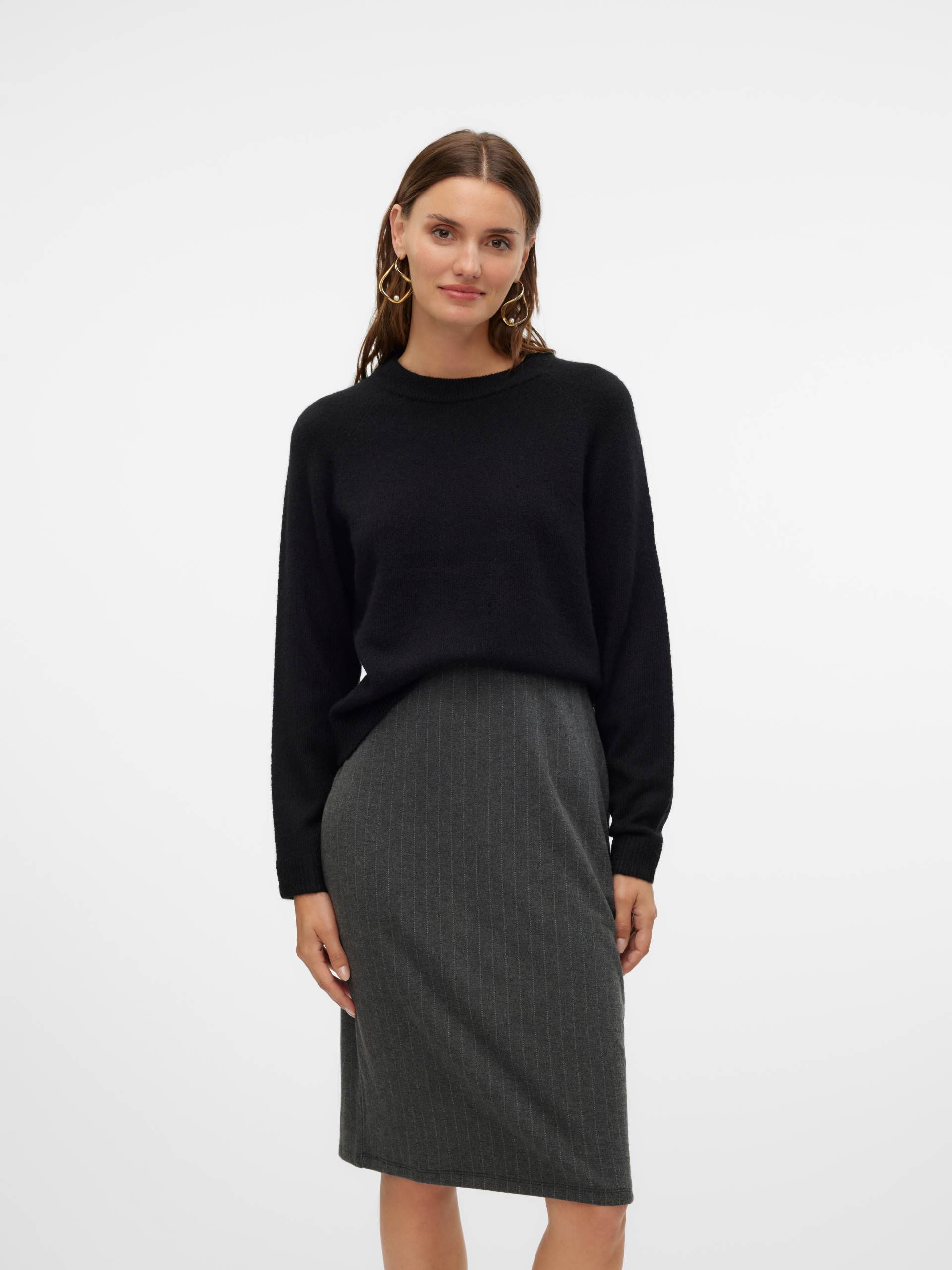 Vero Moda Rundhalspullover »VMFILUCA LS O-NECK PULLOVER GA NOOS« von Vero Moda