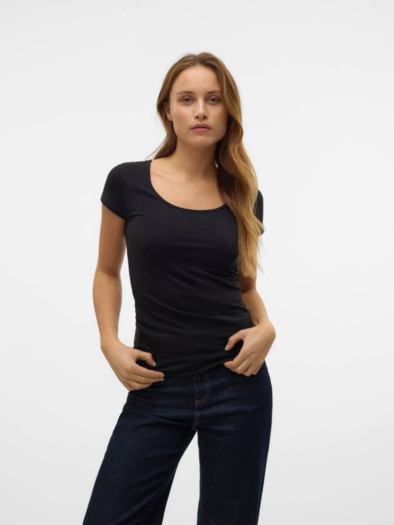 Vero Moda Rundhalsshirt »VMMAXI MY SOFT SS U-NECK« von Vero Moda