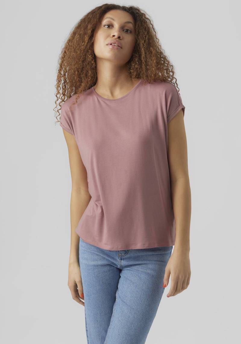 Vero Moda Rundhalsshirt »VMAVA PLAIN SS TOP GAJRS NOOS« von Vero Moda