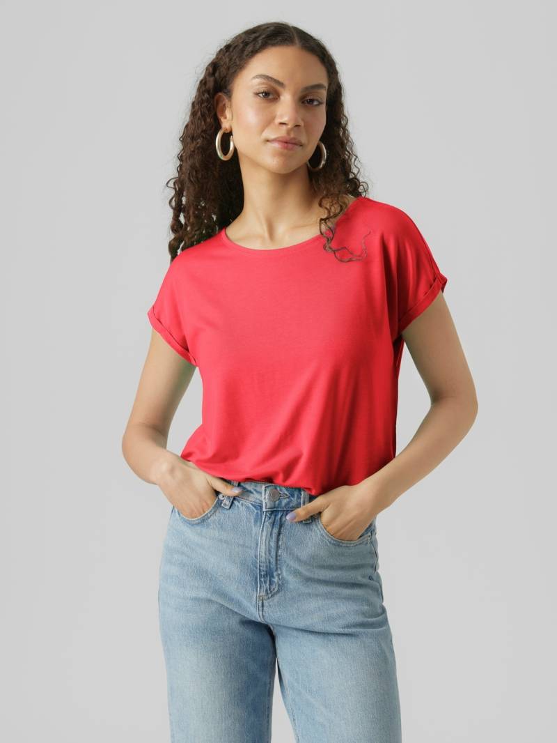 Vero Moda Rundhalsshirt »VMAVA PLAIN SS TOP GAJRS NOOS« von Vero Moda