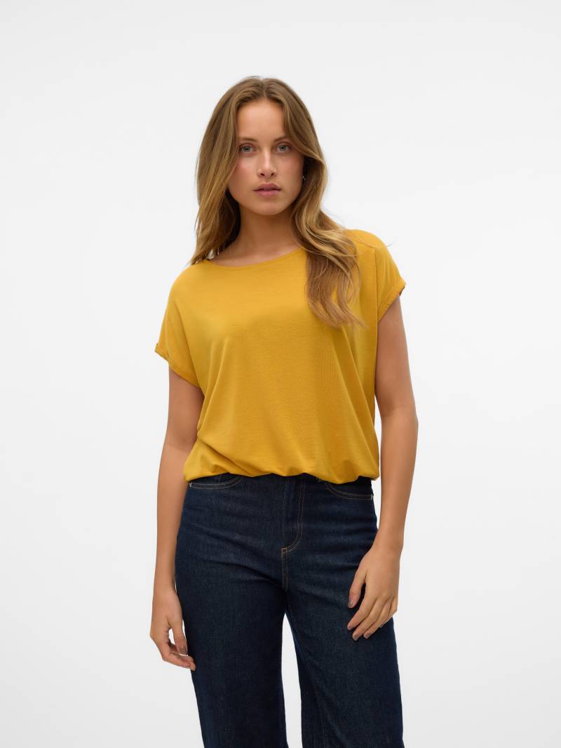 Vero Moda Rundhalsshirt »VMAVA PLAIN SS TOP GAJRS NOOS« von Vero Moda