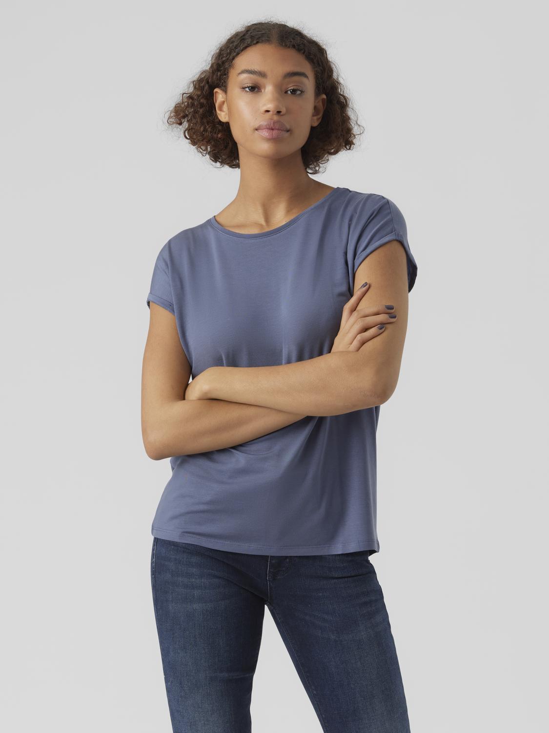 Vero Moda Rundhalsshirt »VMAVA PLAIN SS TOP GAJRS NOOS« Vero Moda Rundhalsshirt »VMAVA PLAIN SS TOP GAJRS NOOS« von Vero Moda