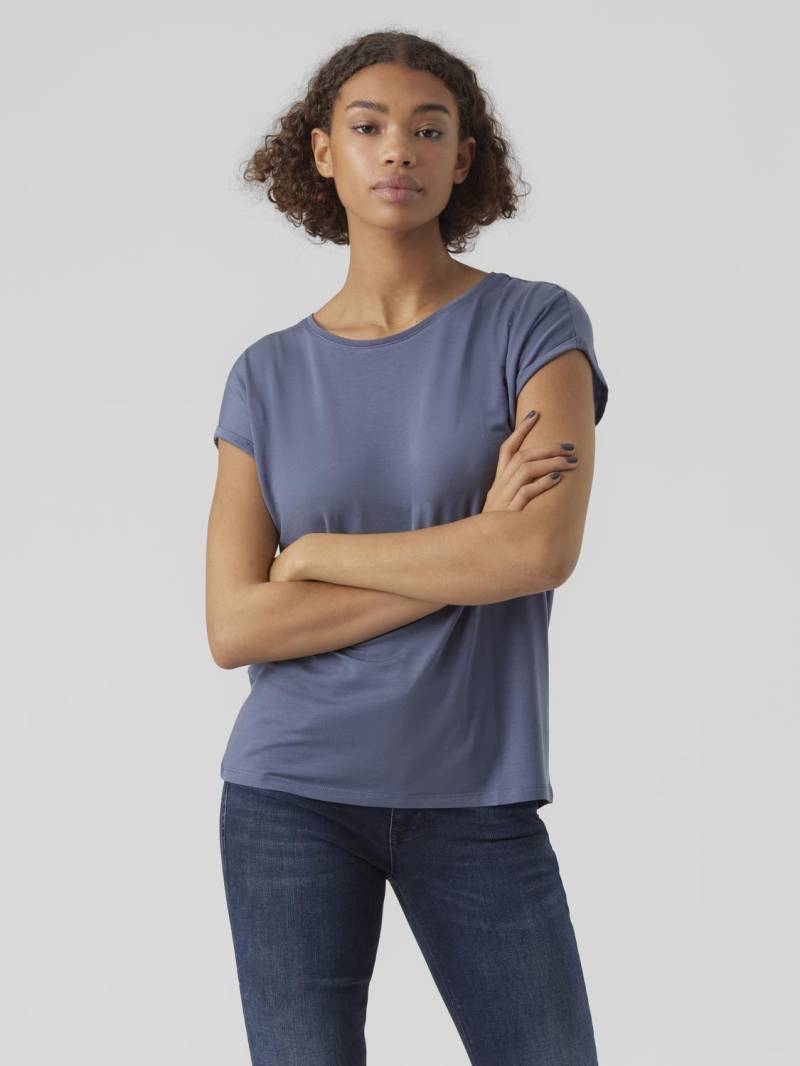 Vero Moda Rundhalsshirt »VMAVA PLAIN SS TOP GAJRS NOOS« von Vero Moda