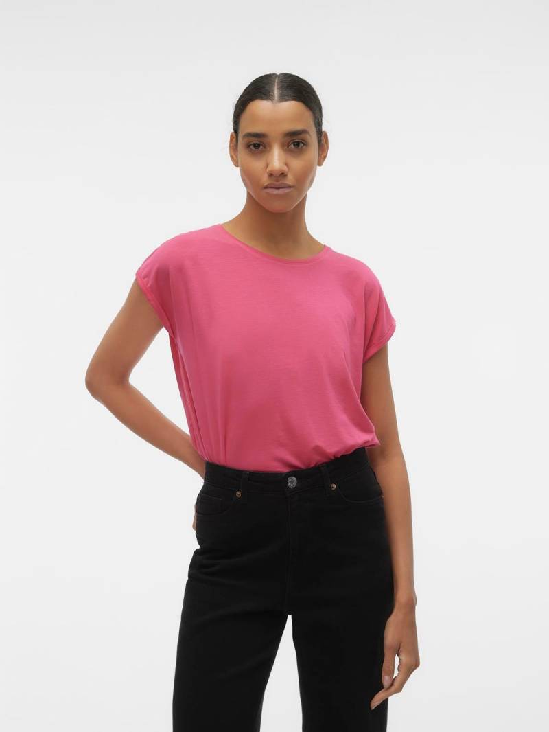 Vero Moda Rundhalsshirt »VMAVA PLAIN SS TOP GAJRS NOOS« von Vero Moda