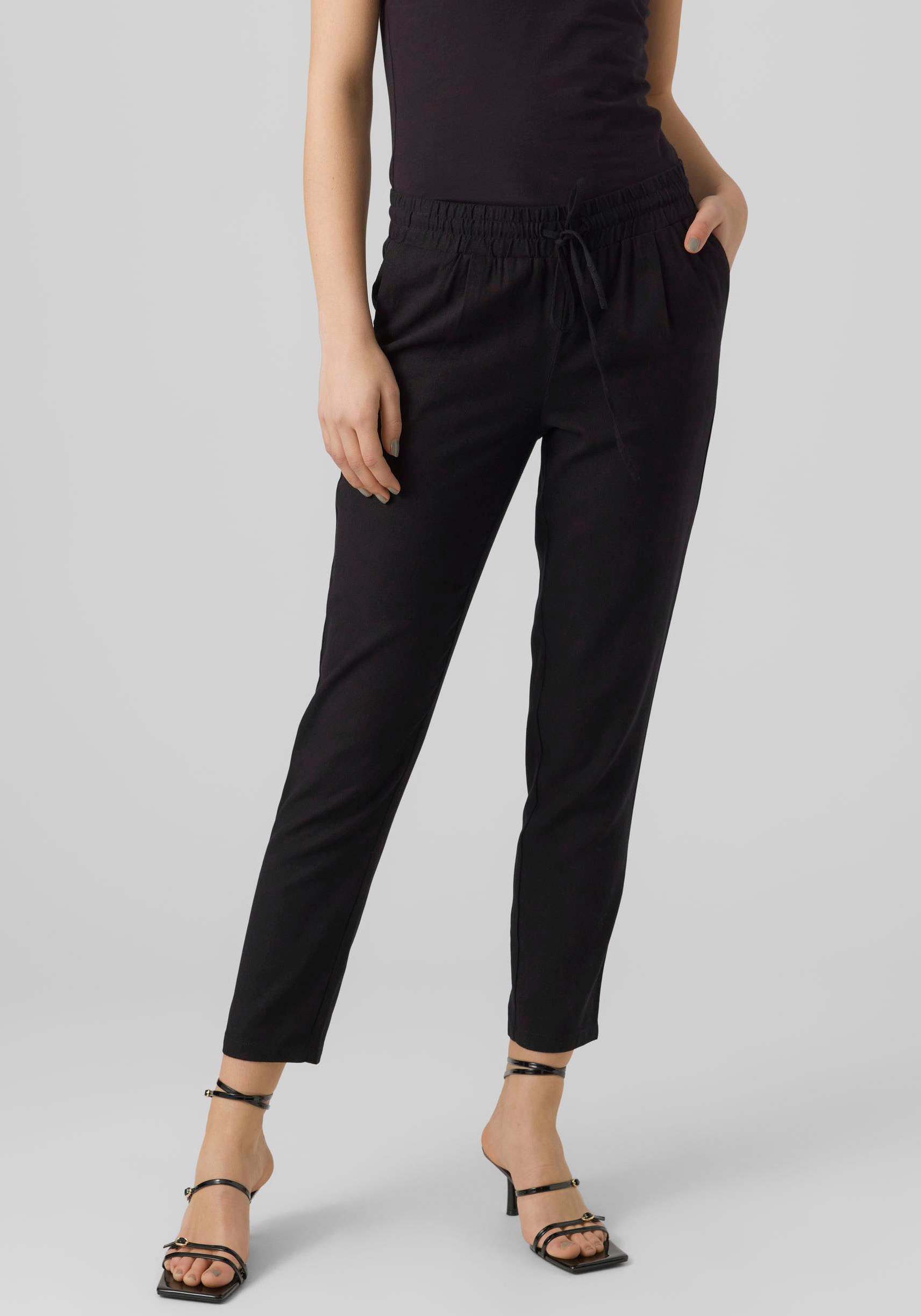 Vero Moda Schlupfhose »VMJESMILO ANKLE PANTS GA NOOS«, mit Leinen von Vero Moda