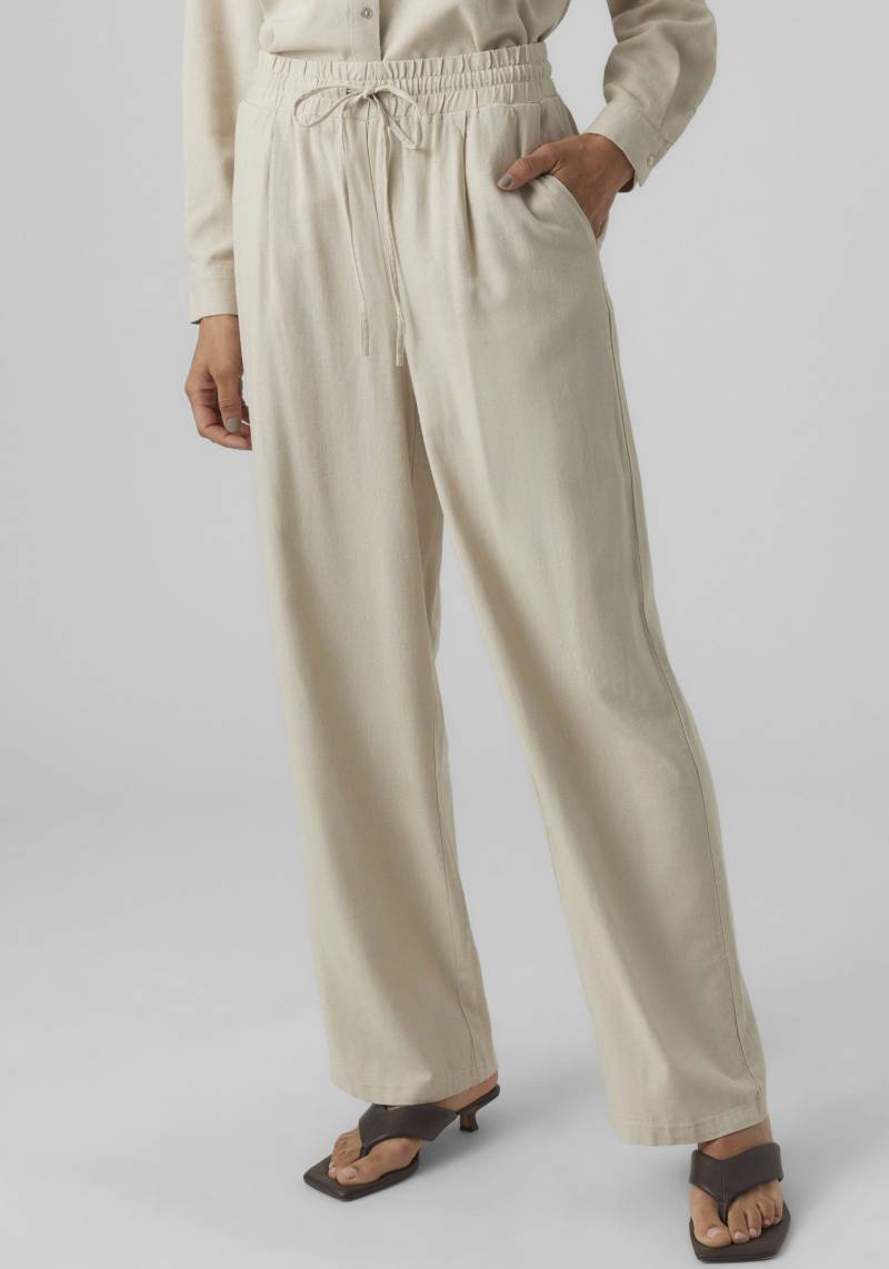 Vero Moda Schlupfhose »VMJESMILO WIDE PANTS GA NOOS«, mit Leinen von Vero Moda