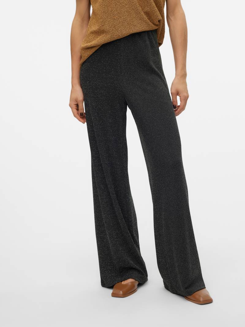 Vero Moda Schlupfhose »VMKANVA NW GLITTER WIDE PANT JRS«, mit Glitzereffekt von Vero Moda