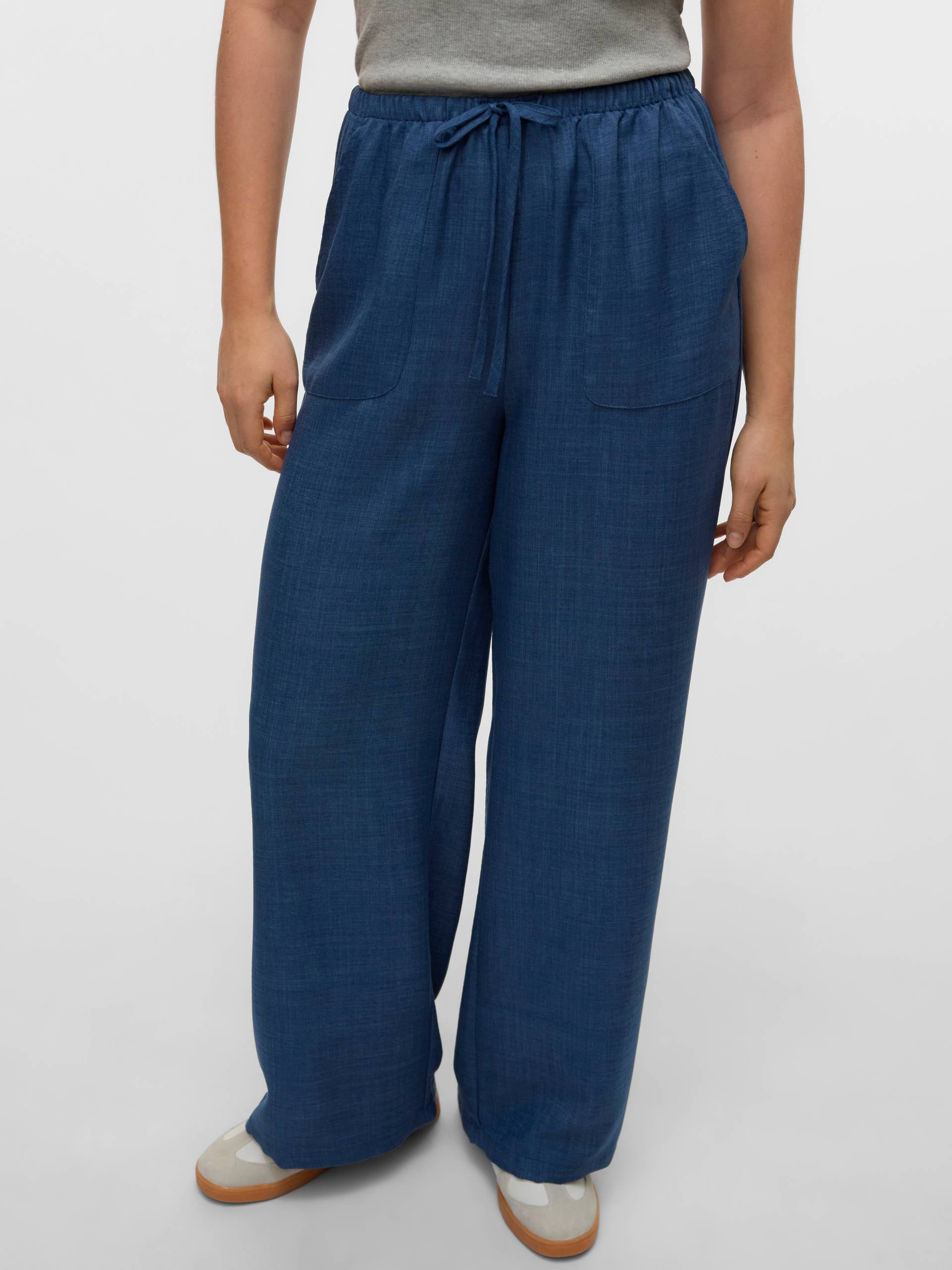 Vero Moda Schlupfhose »VMMELANEY HW LOOSE PANT WVN GA NOOS« von Vero Moda