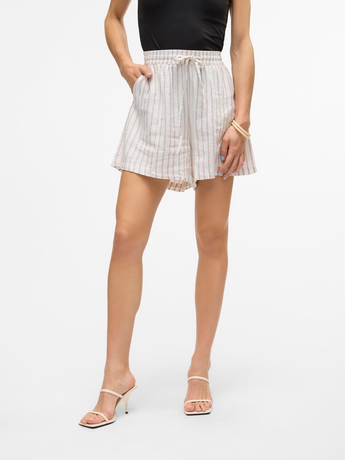 Vero Moda Shorts »VMLINN LINEN SHORTS WVN NOOS« von Vero Moda