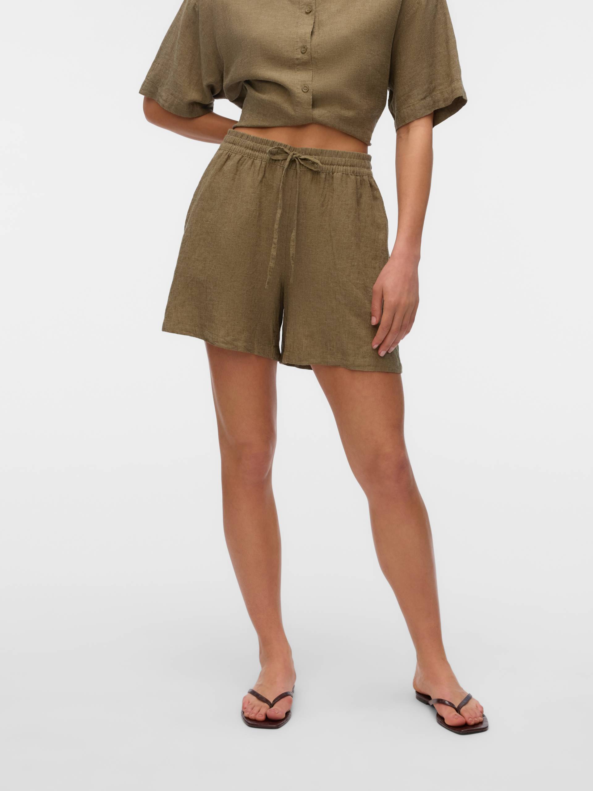Vero Moda Shorts »VMLINN LINEN SHORTS WVN NOOS« von Vero Moda