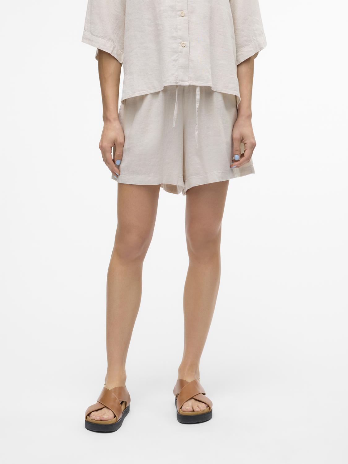 Vero Moda Shorts »VMLINN LINEN SHORTS WVN NOOS« von Vero Moda