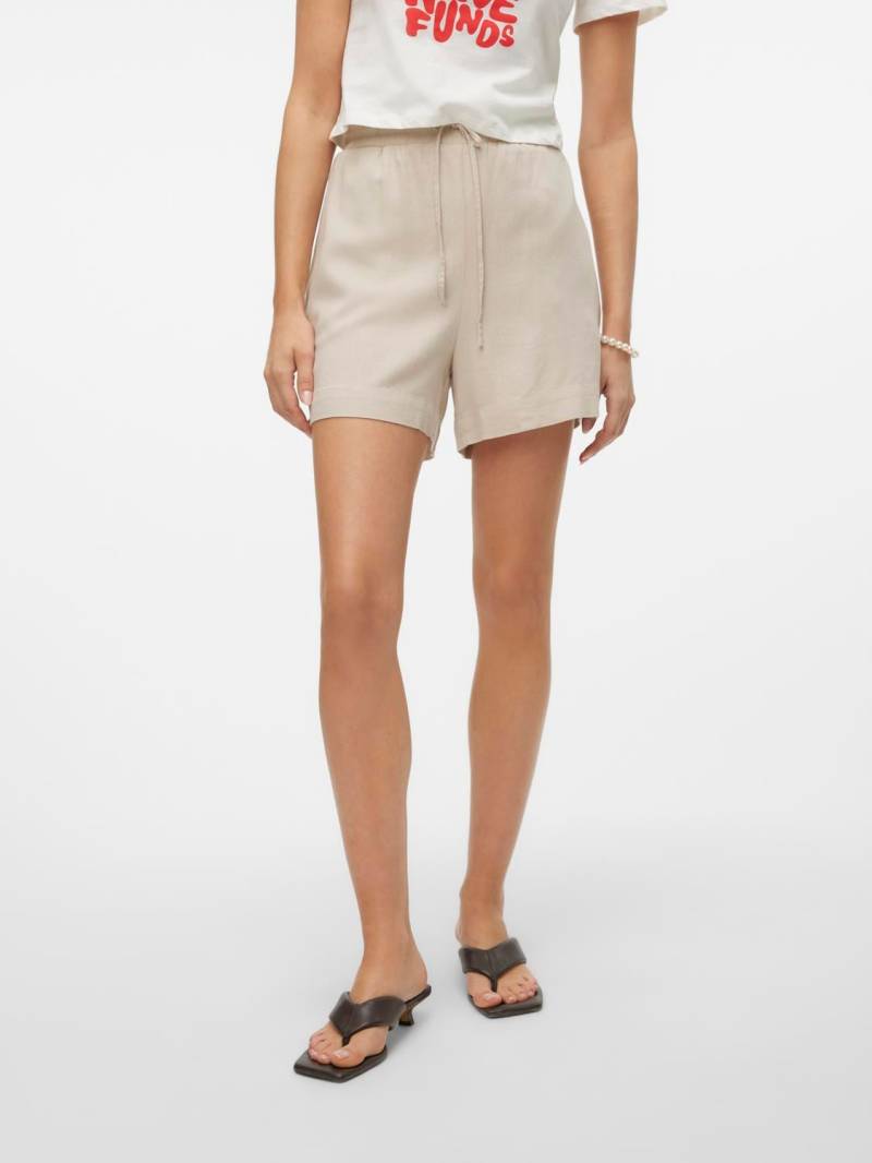Vero Moda Shorts »VMMYMILO HW PAPERBAG SHORTS WVN GA«, mit Leinen von Vero Moda