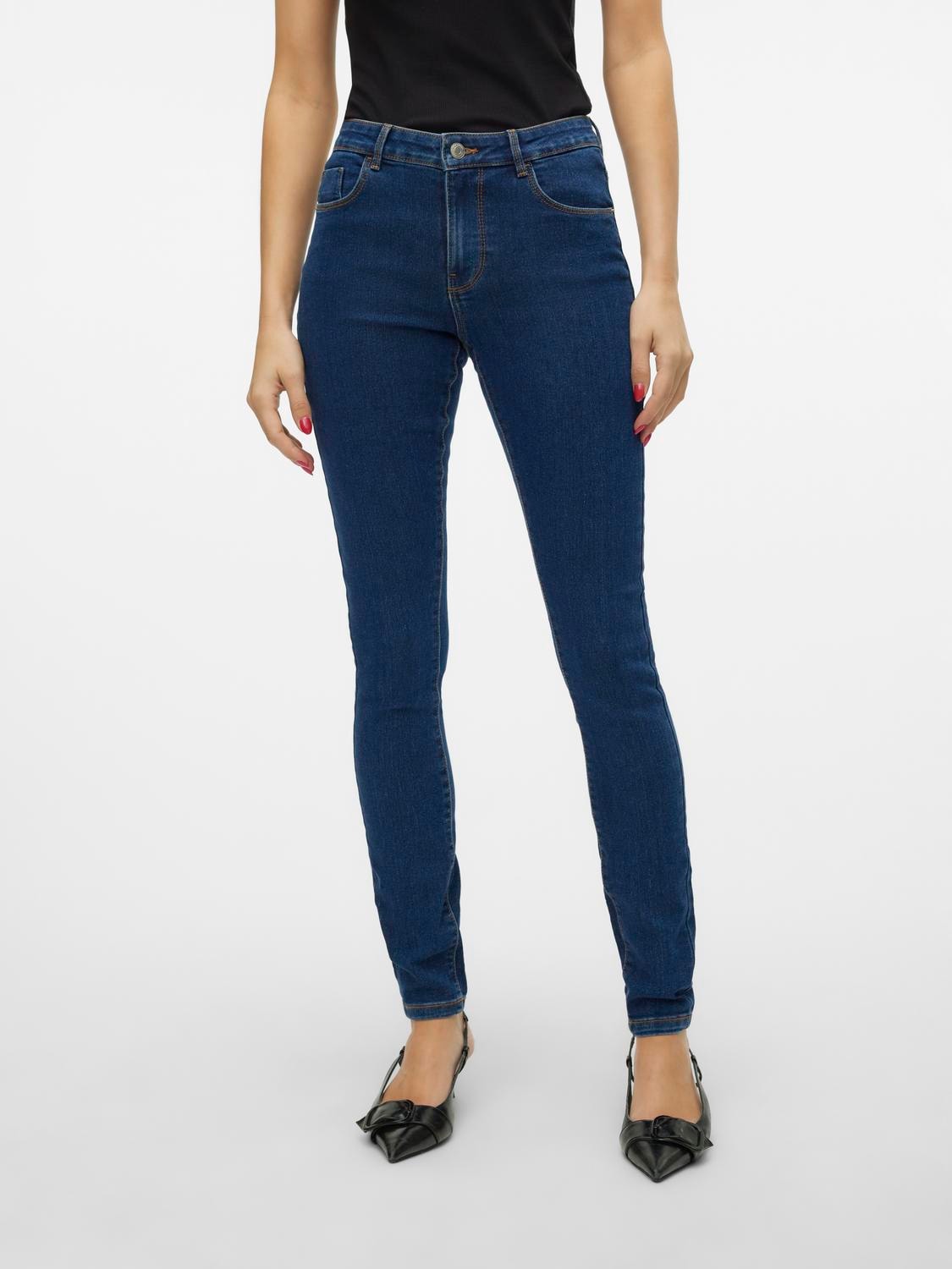 Vero Moda Skinny-fit-Jeans »VMELLY MR SKINNY JEANS BLUE NOOS« Vero Moda Skinny-fit-Jeans »VMELLY MR SKINNY JEANS BLUE NOOS« von Vero Moda