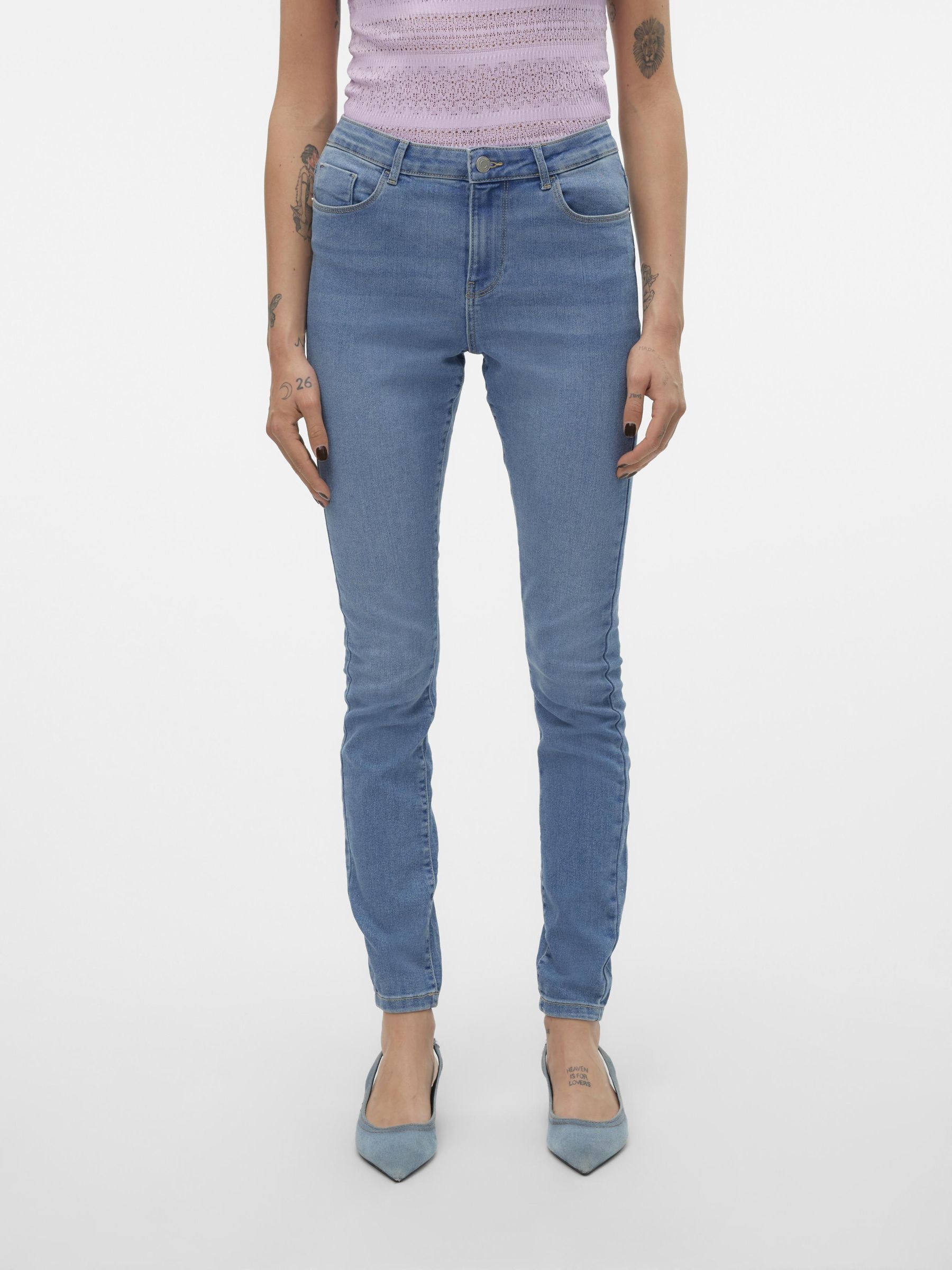 Vero Moda Skinny-fit-Jeans »VMELLY MR SKINNY JEANS BLUE NOOS« von Vero Moda