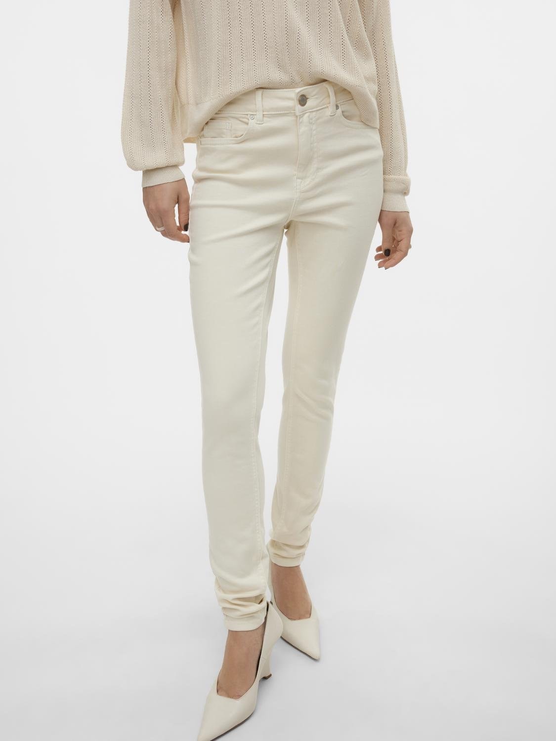 Vero Moda Skinny-fit-Jeans »VMFLASH MR SKINNY JEANS COLOR GA NOOS« Vero Moda Skinny-fit-Jeans »VMFLASH MR SKINNY JEANS COLOR GA NOOS« von Vero Moda