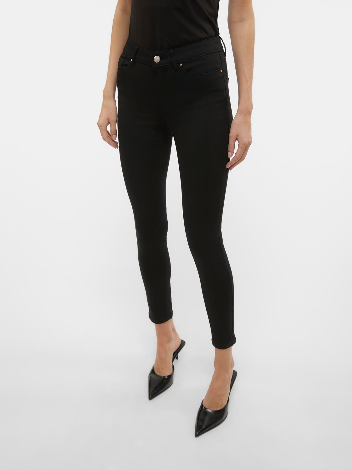 Vero Moda Skinny-fit-Jeans »VMFLASH MR SKINNY JEANS LI140 GA NOOS« von Vero Moda