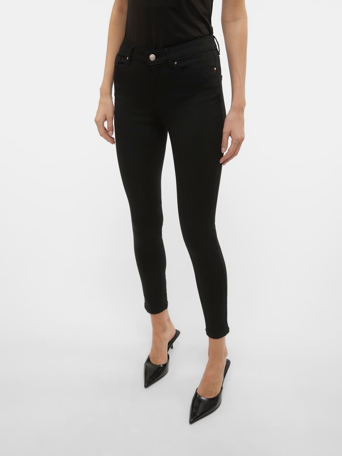 Vero Moda Skinny-fit-Jeans »VMFLASH MR SKINNY JEANS LI140 GA NOOS« Vero Moda Skinny-fit-Jeans »VMFLASH MR SKINNY JEANS LI140 GA NOOS« von Vero Moda