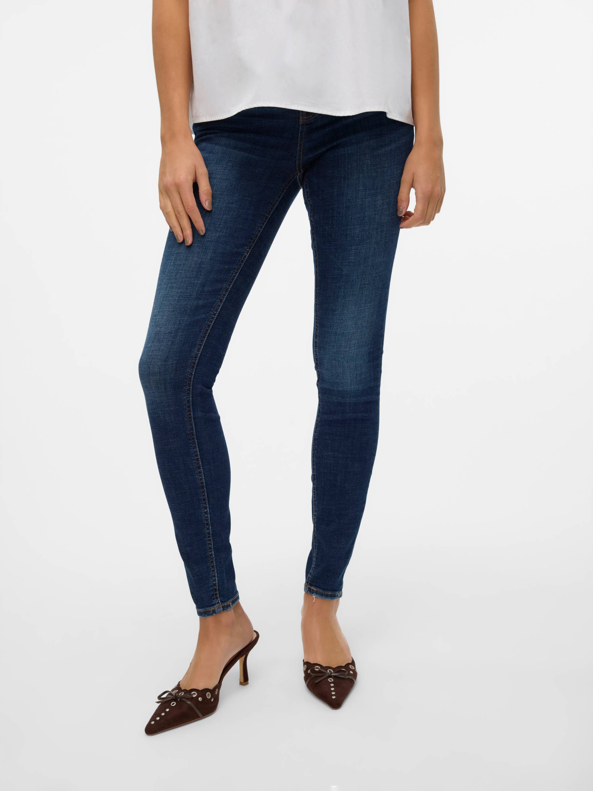 Vero Moda Skinny-fit-Jeans »VMFLASH MR SKINNY JEANS LI3303 GA NOOS« Vero Moda Skinny-fit-Jeans »VMFLASH MR SKINNY JEANS LI3303 GA NOOS« von Vero Moda