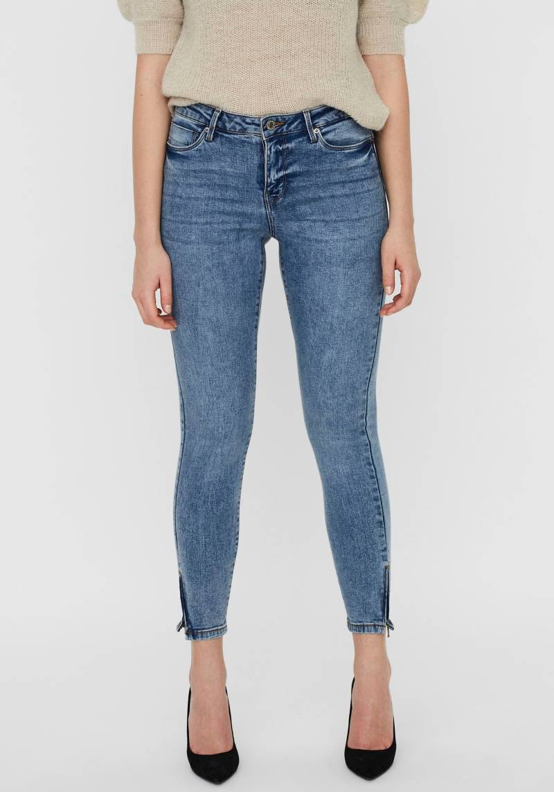 Vero Moda Skinny-fit-Jeans »VMTILDE«, mit Zipper am Saum von Vero Moda