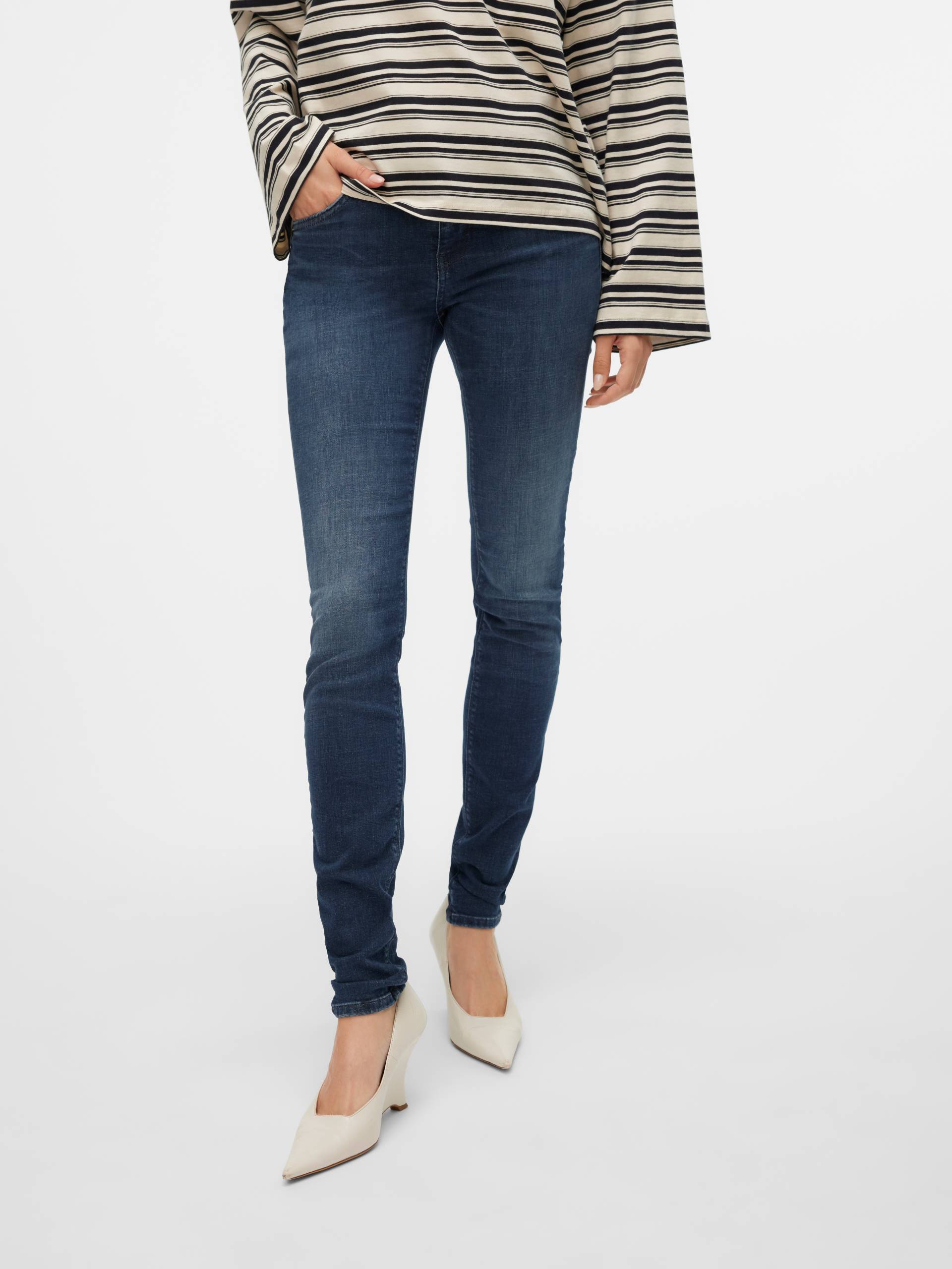 Vero Moda Slim-fit-Jeans »VMLUX MR SLIM JEANS RI392 GA NOOS« von Vero Moda