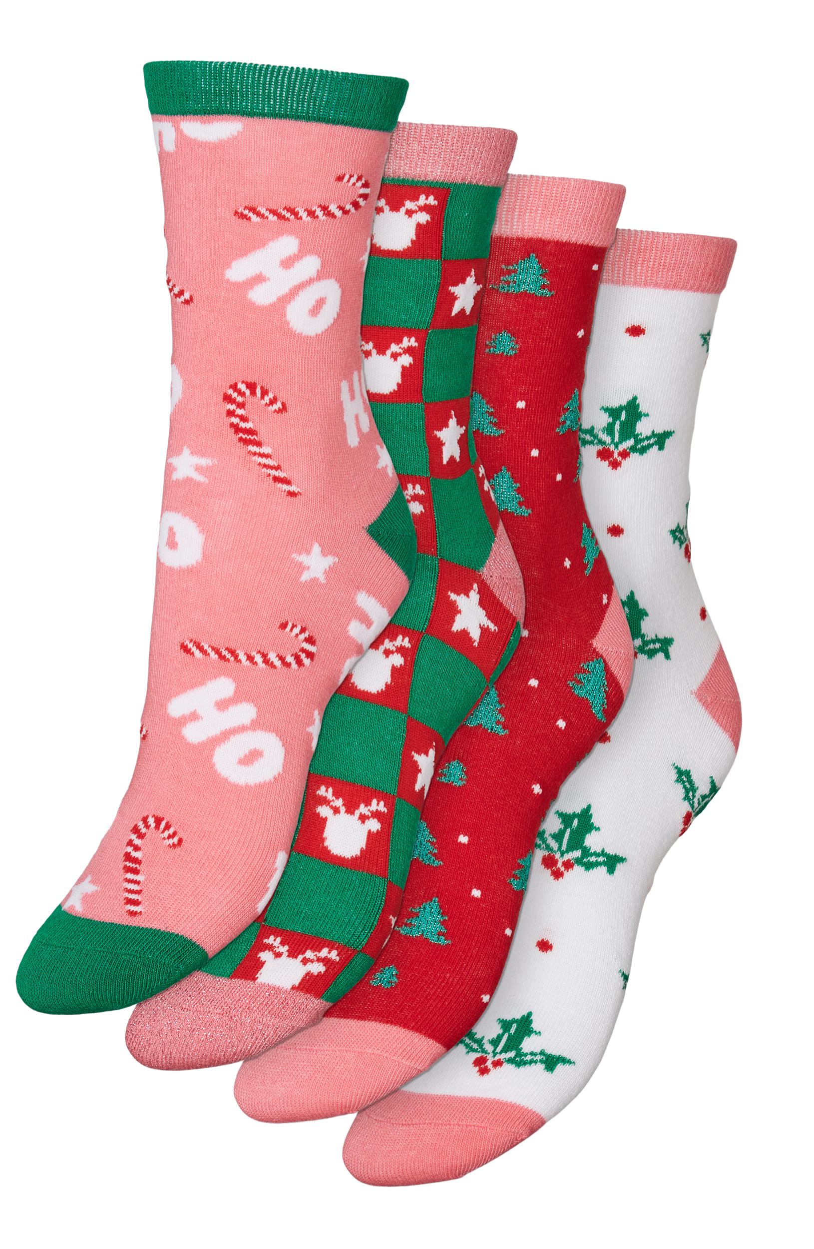 Vero Moda Socken »VMELF SOCKS GIFTBOX XMAS«, (Packung, 4 Paar) von Vero Moda