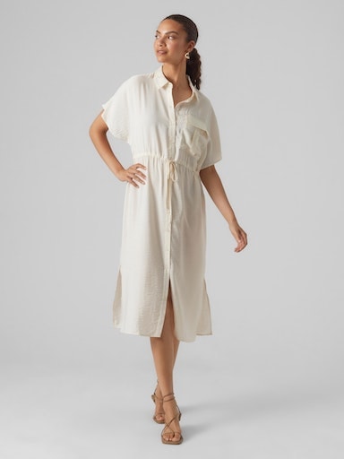 Vero Moda Sommerkleid »VMIRIS S/S SHIRT CALF DRESS WVN NOOS« von Vero Moda