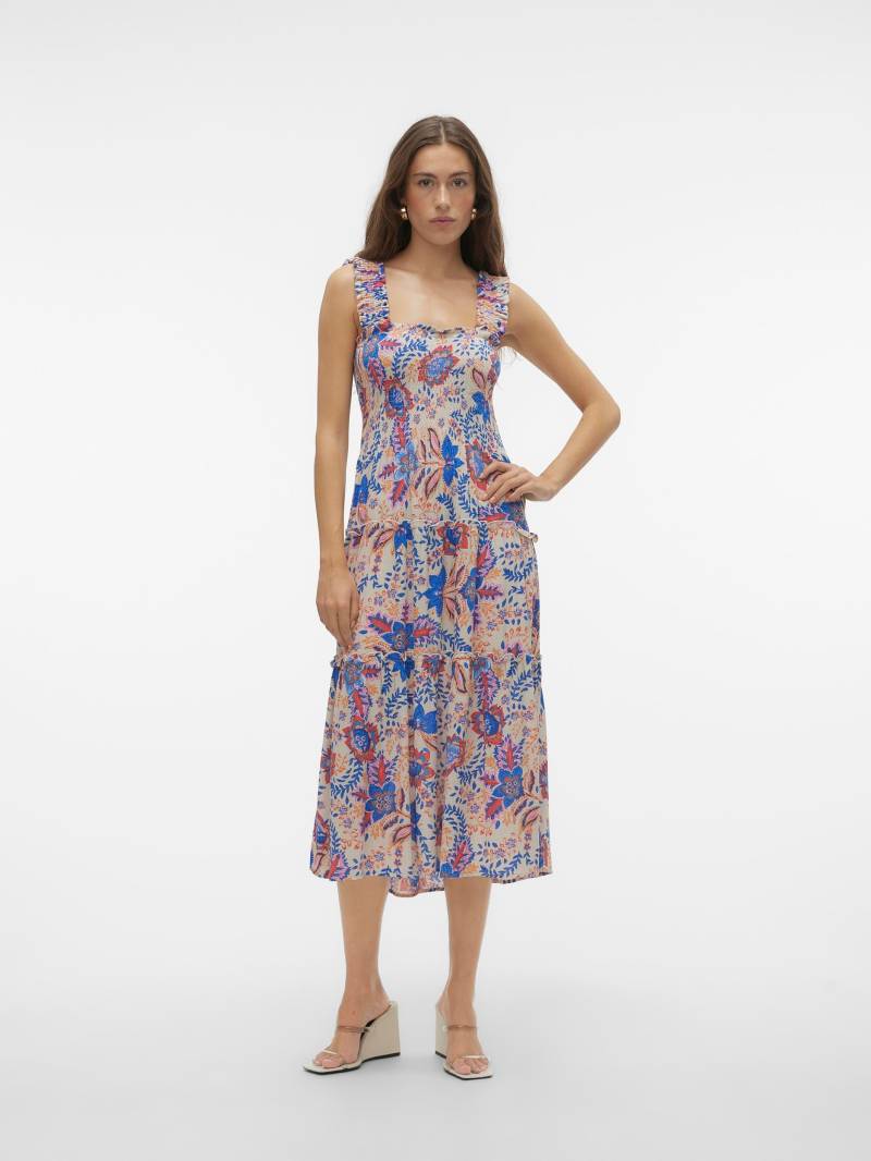 Vero Moda Sommerkleid »VMMENNY SL SMOCK CALF DRESS WVN GA« von Vero Moda