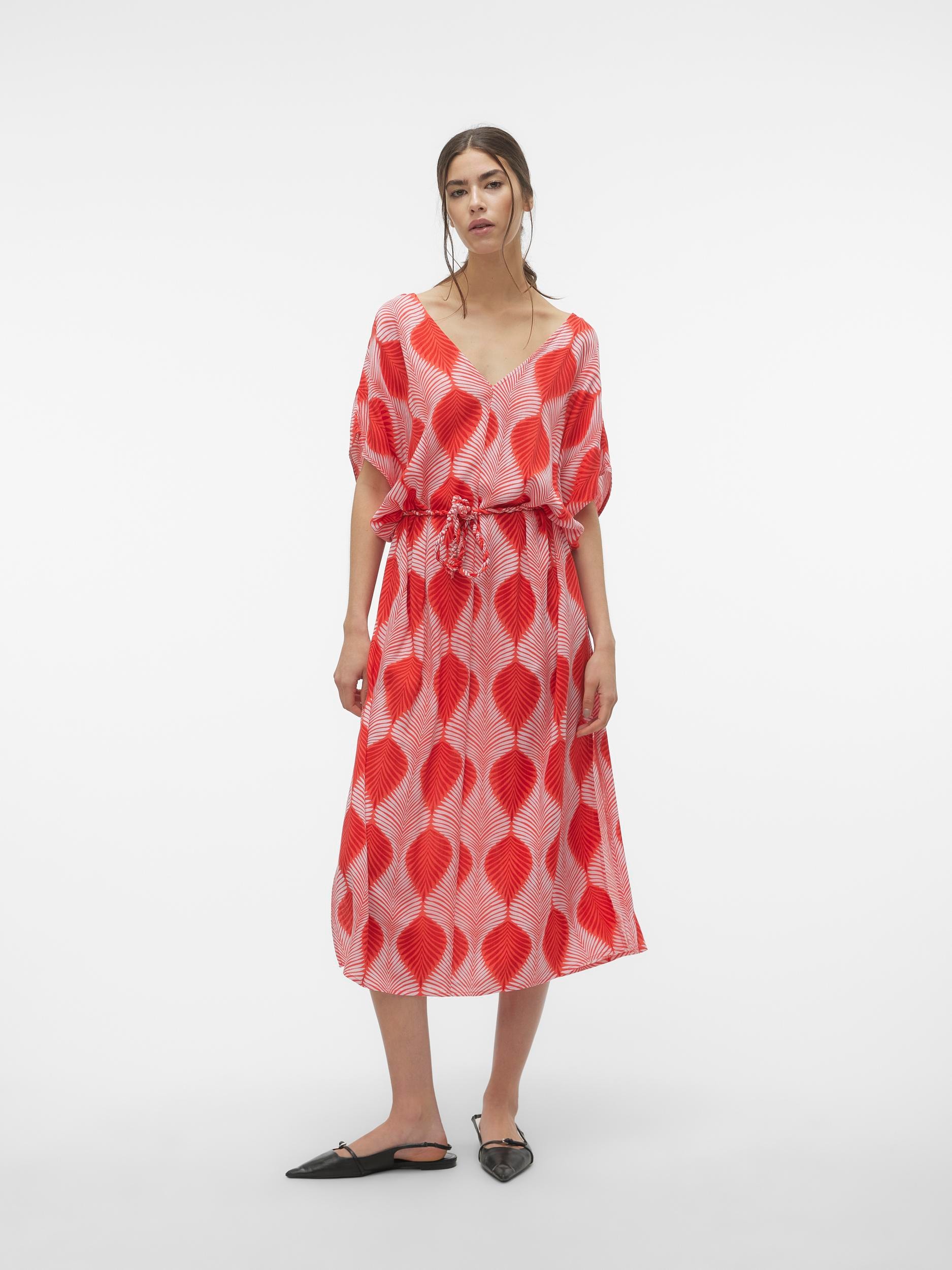 Vero Moda Sommerkleid »VMTULA OLGA SS 7/8 DRESS WVN GA« von Vero Moda